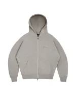 Episodes clothing Tag ZipUp Concrete Hoodie